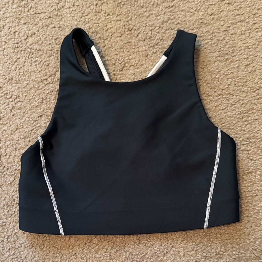 Athleta Forest Green and Mint Sports Bra